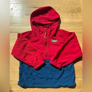 LL Bean Toddler Boys Classic Anorak Size 4T